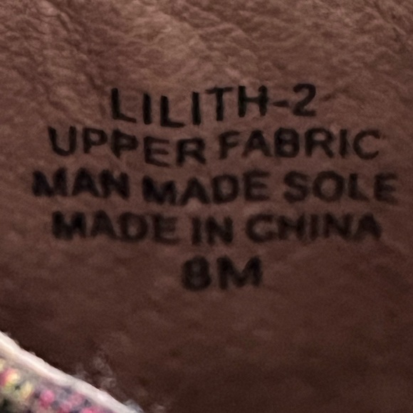 Jeffrey Campbell Lilith-2 Floral Fabric Stud Lace-up Zip Ankle Boots. Size 8M - Picture 10 of 10